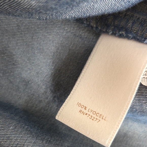 {LC Lauren Conrad} Lyocell Woven Top (XS) - Picture 5 of 9